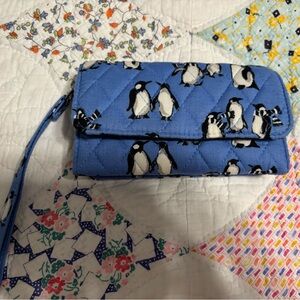 Vera Bradley Blue Penguin Wallet